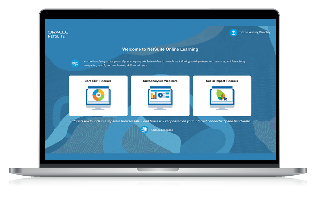 NetSuite training learning