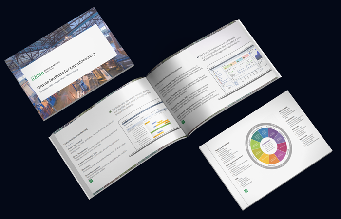 erp for manufacturing datasheet